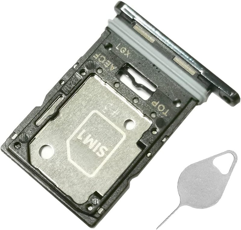Bestdealing Galaxy A53 5G SIM Card Tray Dual Replacement A53 5G Sim Card Slot Holder for Samsung Galaxy A53 5G SM-A536U A536U1 A536E A536 A536W S536DL Sim Card Tray Repair Part with Opening Needle (Black) - Image 1